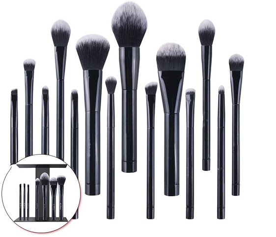 Dertyped 14 Synthetic Gloss brushes classy makeup 2020 -ishops